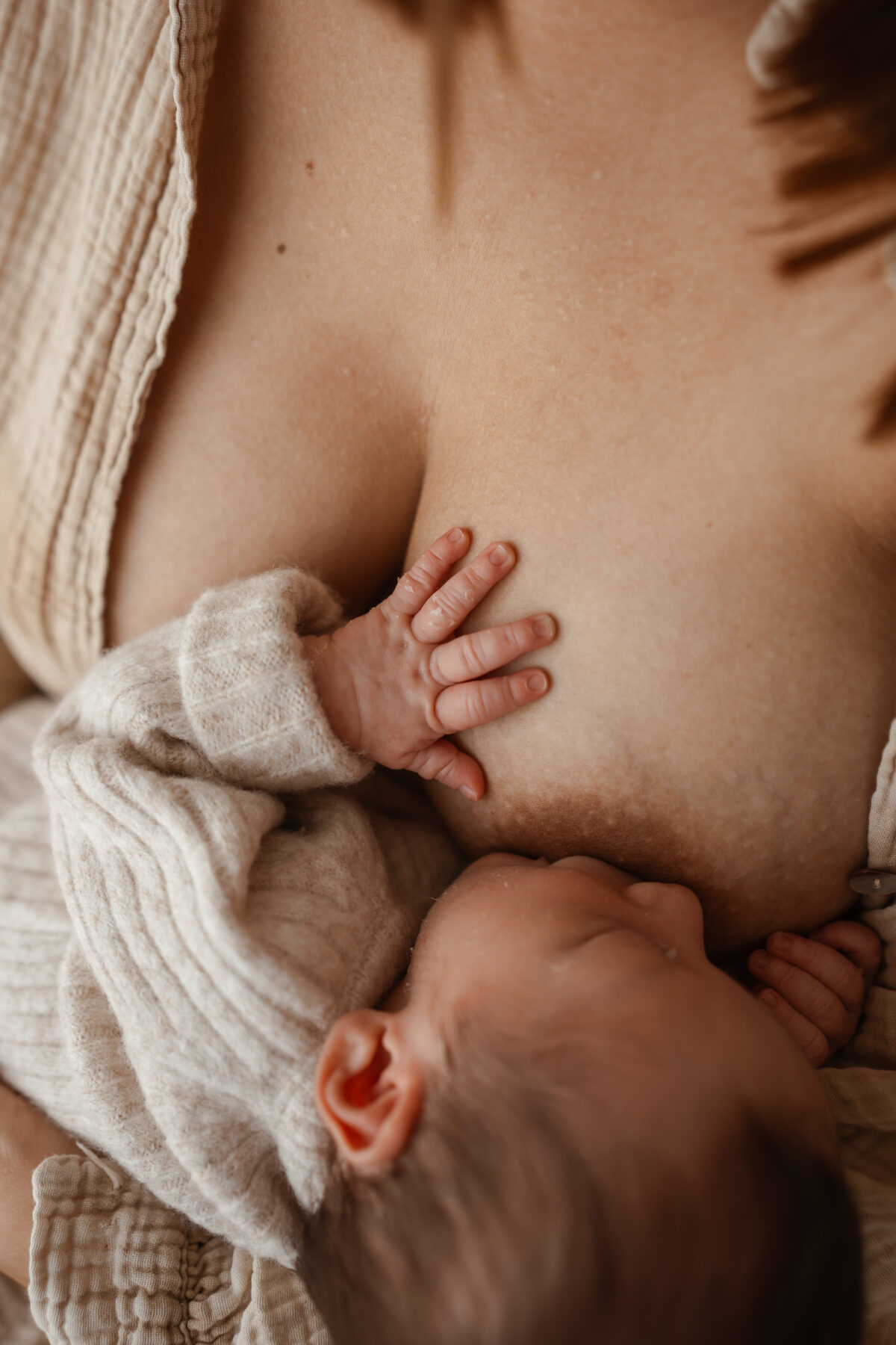 Photo d'une maman qui allaite