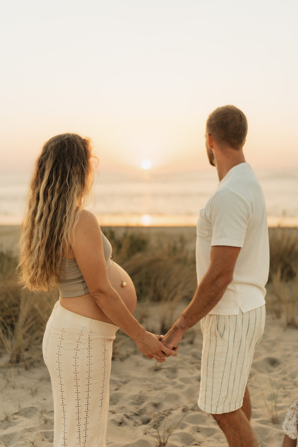 couple au couché du soleil